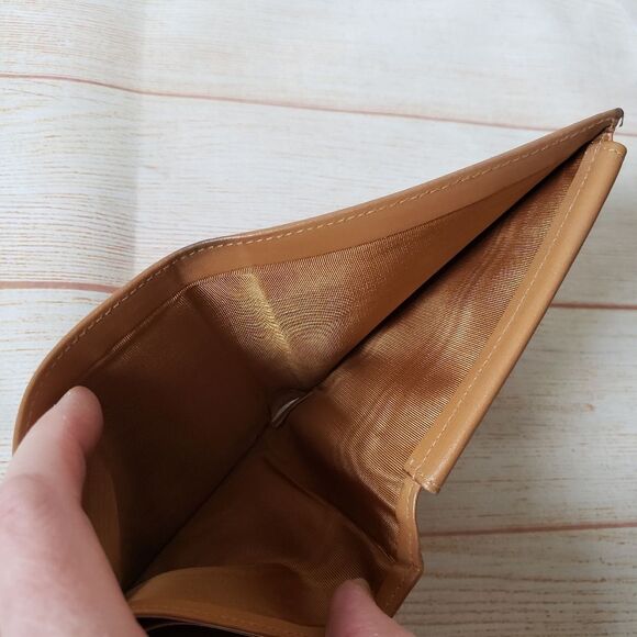 Authentic Celine Paris Macadam Dark Brown Tan Bifold Wallet Unisex Vintage - Picture 7 of 16